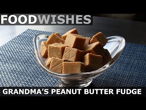 grandmas-peanut-butter-fudge-food-wishes-youtube image
