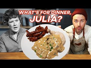 julia-childs-chicken-suprmes-with-mushroom-sauce-glazed image