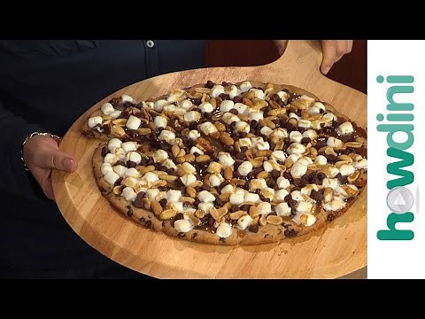 how-to-make-rocky-road-cookie-pizza-an-easy-dessert image