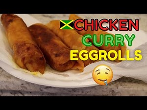 how-to-make-chicken-curry-egg-rolls-easy image