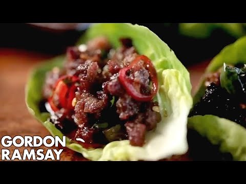 chilli-beef-lettuce-wraps-gordon-ramsay-youtube image