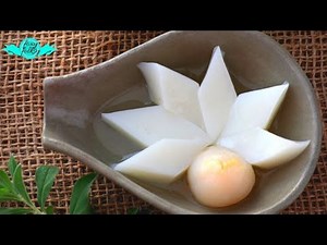 almond-jelly-with-lychees-youtube image