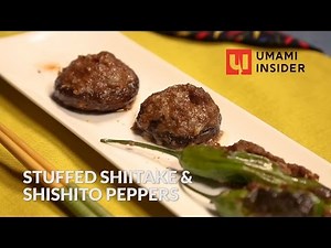 stuffed-shiitake-mushrooms-and-shishito-peppers image