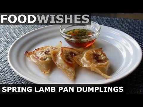 spring-lamb-pan-fried-dumplings-food-wishes-youtube image