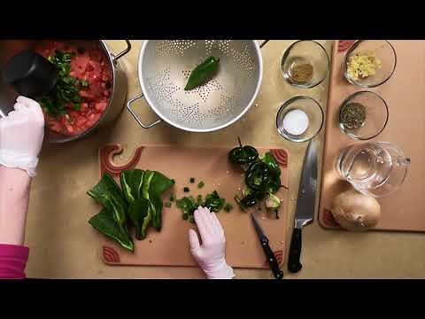 how-to-make-tomato-and-green-chili-salsa-youtube image
