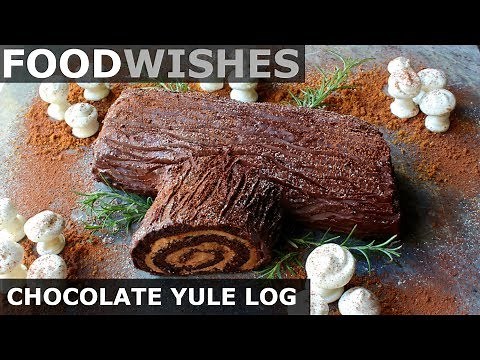 chocolate-yule-log-buche-de-noel-food-wishes image