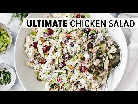 best-chicken-salad-recipe-easy-healthy-youtube image