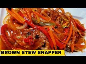 how-to-make-jamaican-brown-stewed-fish image