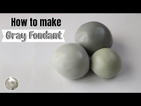 how-to-make-gray-fondant-fondant-coloring-youtube image