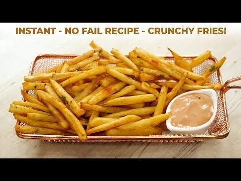 no-fail-french-fries-recipe-crunchy-sweet-potatoes-fry image
