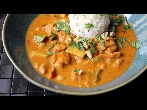 how-to-make-chicken-with-peanut-curry-sauce-youtube image