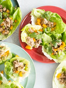 stir-fried-chicken-in-lettuce-cups-weelicious image