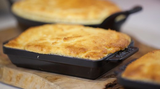 cornbread-crusted-one-skillet-sausage-pie-today image