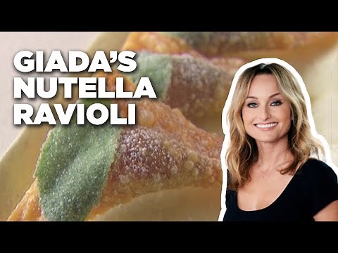 how-to-make-giadas-fried-nutella-ravioli-food-network image