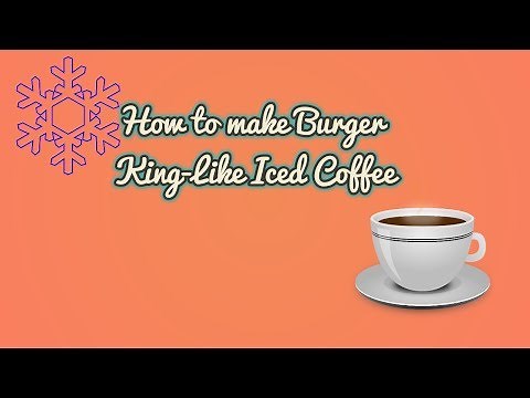 how-to-make-burger-king-like-iced-coffee-youtube image