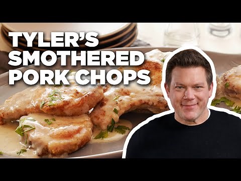 the-best-smothered-pork-chops-with-tyler-florence image