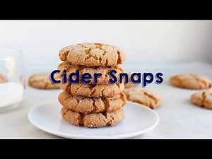 apple-cider-snaps-cookie-dough-and-oven-mitt image