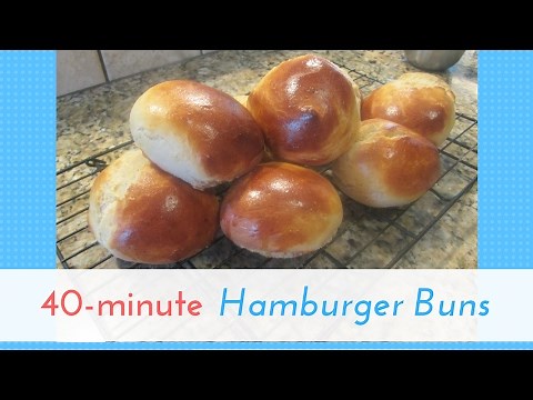 40-minute-hamburger-buns-quick-easy-youtube image