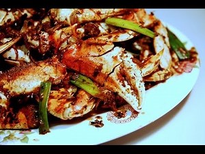 crabs-with-ginger-in-black-beans-sauce-authentic image