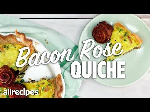 how-to-make-bacon-rose-quiche-breakfast-brunch image