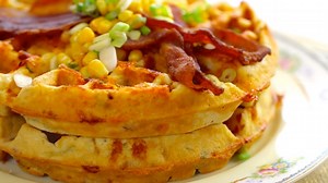 bacon-cheddar-cornmeal-waffles-gemmas-bigger image