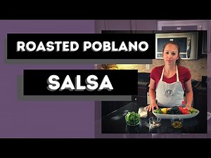 roasted-poblano-salsa-spicy-easy-delicious-youtube image