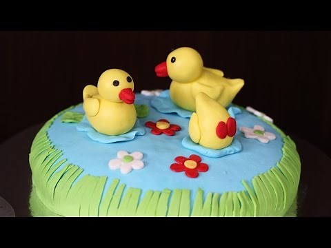 ducks-in-pond-cake-beautiful-cake-ideas-youtube image