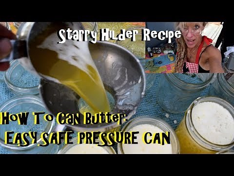 how-to-can-butter-pressure-cooker-recipe-youtube image