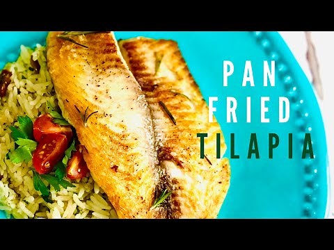 super-simple-pan-fried-tilapia-fillet-youtube image