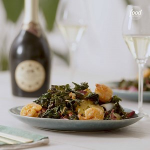 how-to-make-spicy-citrus-shrimp-with-roasted-kale image