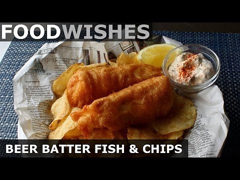 crispy-beer-batter-fish-chips-food-wishes-youtube image