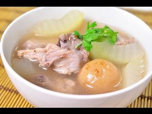 thai-food-stewed-duck-soup-with-gourd-and-pickled image