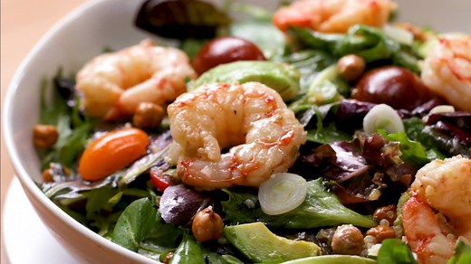 tasty-presents-seared-shrimp-and-avocado-salad-facebook image