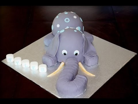 cake-decorating-tutorial-how-to-make-a-3d-elephant image