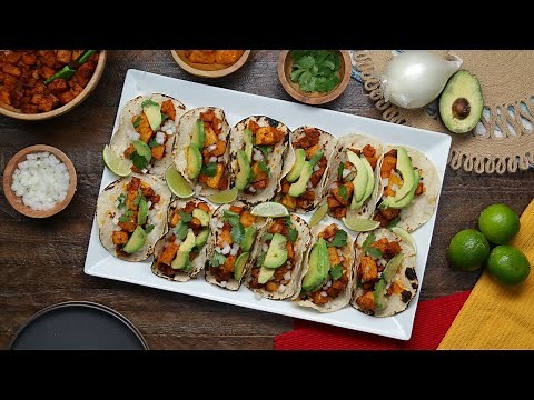 vegan-butternut-squash-al-pastor-tacos-tasty-youtube image
