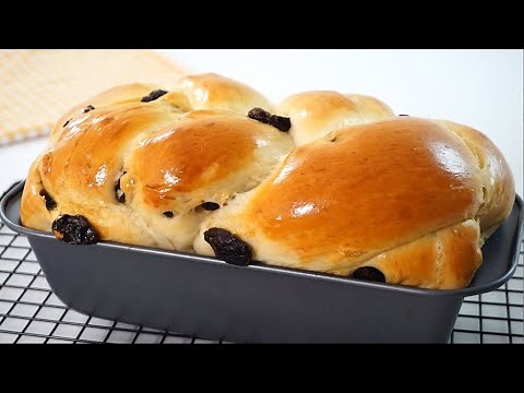 soft-and-fluffy-raisin-bread-easy-recipe-youtube image