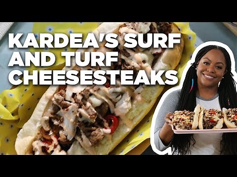 kardea-browns-surf-and-turf-philly-cheesesteaks-youtube image