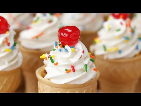 neapolitan-ice-cream-cone-cupcakes-youtube image