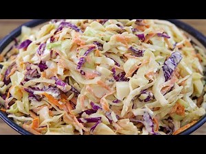 coleslaw-recipe-how-to-make-coleslaw-salad-youtube image