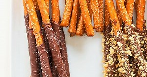 easy-chocolate-covered-pretzels-dont-waste-the-crumbs image