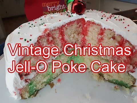vintage-christmas-jell-o-poke-cake-youtube image