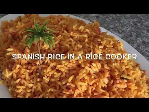 best-spanish-rice-in-a-rice-cooker-youtube image