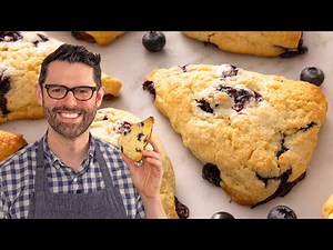 easy-blueberry-scones-recipe-beyond-delicious-youtube image