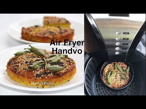 air-fryer-handvo-video-recipe-savory-semolina-bread image
