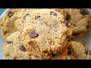 keto-cookies-in-15-minutes-peanut-butter-chocolate-chip-cookie image