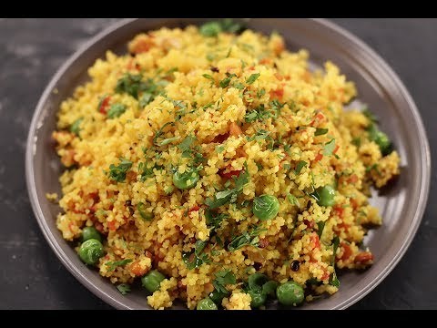 couscous-upma-sanjeev-kapoor-khazana-youtube image