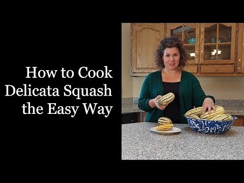 how-to-cook-delicata-squash-the-easy-way-microwave-youtube image