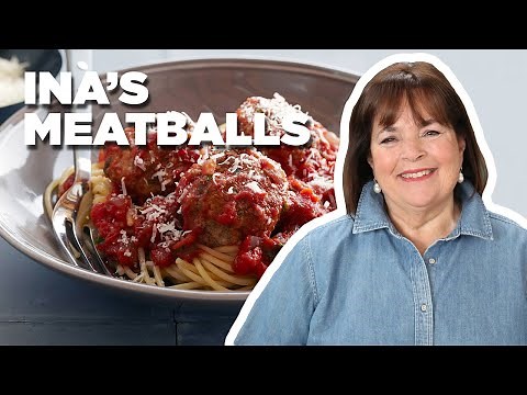 ina-garten-makes-her-top-rated-meatballs-and-spaghetti image