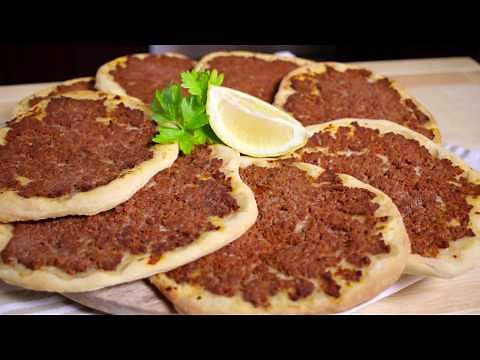 how-to-make-lahme-bi-ajeen-meat-pizza-assyrian image