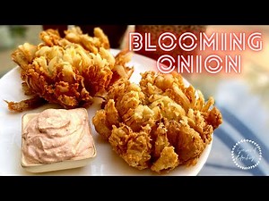 how-to-make-crispy-blooming-onion-with-dipping-sauce image